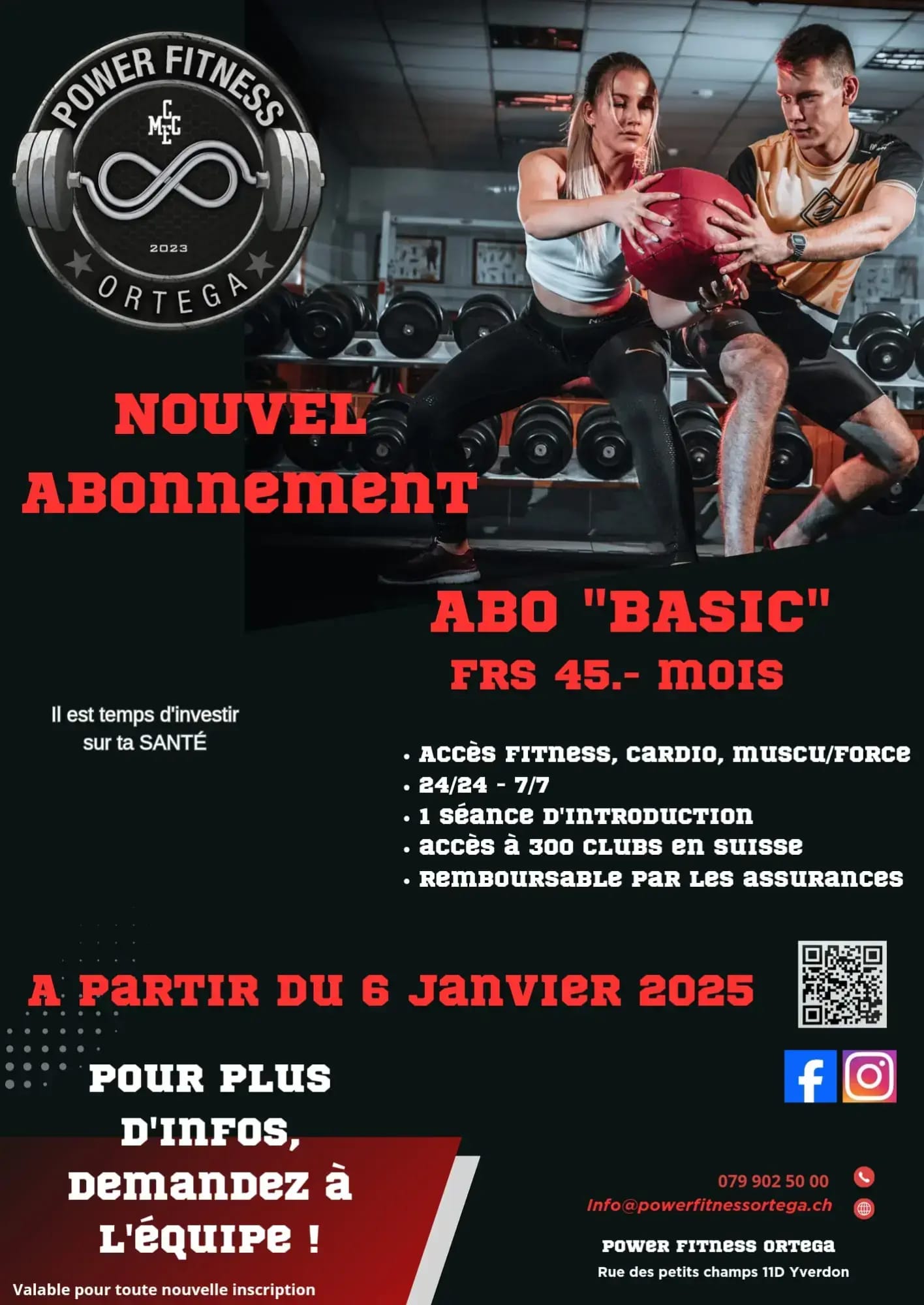 Lire la suite à propos de l’article NOUVEAU CHEZ POWER FITNESS ORTEGA